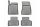 Mercedes A-Class (W177) / B-Class (W247) ( 2018- ) / Mercedes CLA (C118) / GLA (H247) ( 2019- ) Aristar magasperemű 3D gumiszőnyeg szett