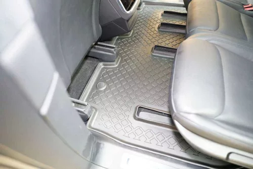Tesla Model X 5/7 seats (2021-) 2nd row Aristar high-rim 3D rubber mat set