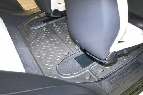 Tesla Model X (2015-2021) 3rd row Aristar high-edged 3D rubber mat set