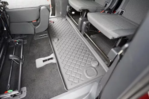 Ford Connect (2022-) / Volkswagen Caddy (SB) (2021-) 3rd row of seats Aristar high-rim 3D rubber mat set