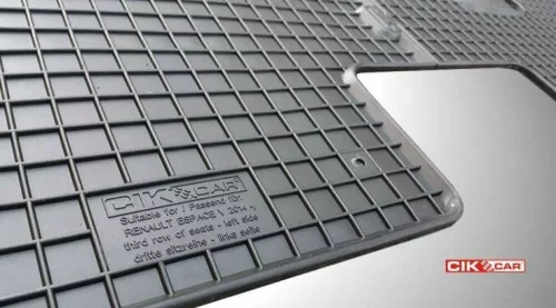 Renault ESPACE (V) ( 2015-2023 ) 3.sor CikCar Gumiszőnyeg szett