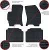 Opel VECTRA (C) / Signum Station Wagon (2002-2008) Frogum Rubber Mat Set