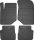 Opel Corsa (F) ( 2019- ) / Opel Mokka X (B) ( 2021- ) / Peugeot 208 ( 2019- ) Frogum Gumiszőnyeg szett