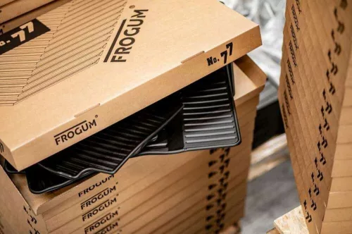 Mercedes EQV (V447) (2020-) no.77 high-rim Frogum rubber mat set