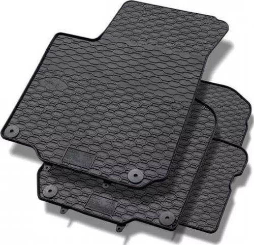 Skoda Octavia (I) (1996-2010) / VW Golf IV (1997-2006) / Seat Leon I (1999-2005) Geyer&Hosaja black rubber mat set