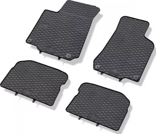 Skoda Octavia (I) (1996-2010) / VW Golf IV (1997-2006) / Seat Leon I (1999-2005) Geyer&Hosaja black rubber mat set
