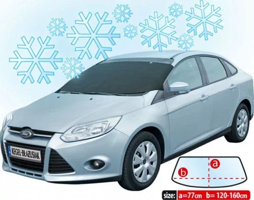 120-160 cm x 77 cm Winter Basic line L windshield cover tarpaulin