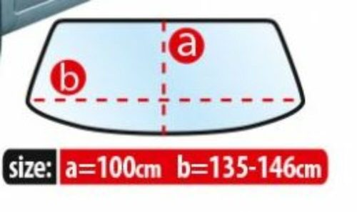 135-146 cm x 100 cm Winter Plus Maxi windshield cover tarpaulin