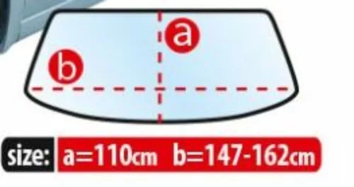 147-162 cm x 110 cm Winter Plus Maxi Van windscreen cover tarpaulin