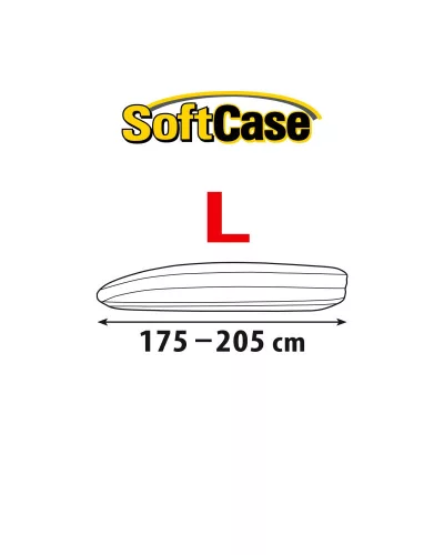 175-205 cm SoftCase roof box protective cover L size