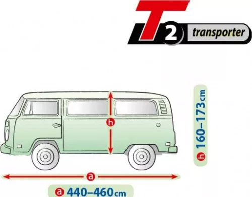 440-460 cm Mobile Garage car cover tarpaulin - VW T2 - BARKAS