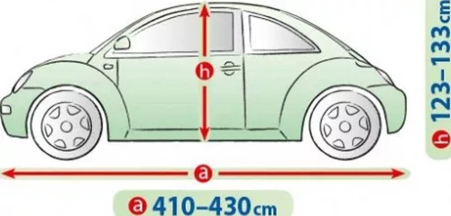410-430 cm Mobile Garage car cover tarpaulin - L beetle (newer model)