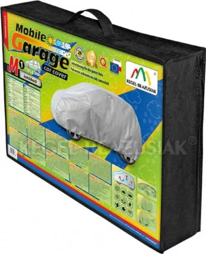 355-380 cm Mobile Garage car cover tarpaulin - M1 hatchback