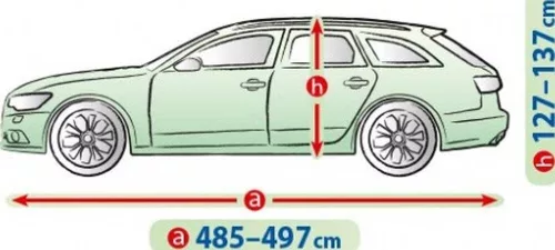 485-497 cm Mobile Garage car cover tarpaulin - XXL station wagon