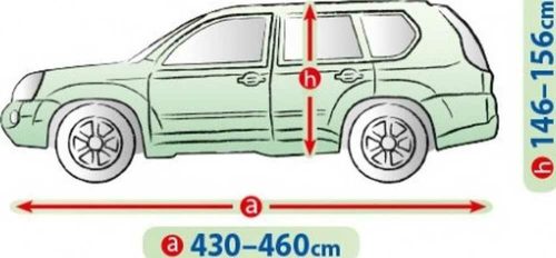 430-460 cm Mobile Garage car cover tarpaulin - L SUV | off road