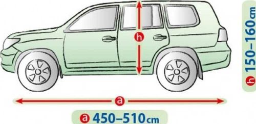 450-510 cm Mobile Garage car cover tarpaulin - XL SUV | off road