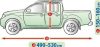490-530 cm Mobile Garage car cover tarpaulin - XL Pick Up