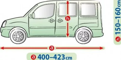 400-423 cm Mobile Garage car cover tarpaulin - M small goods vehicle