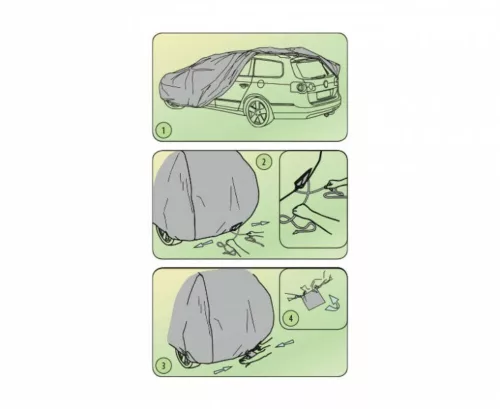 400-423 cm Mobile Garage car cover tarpaulin - M small goods vehicle