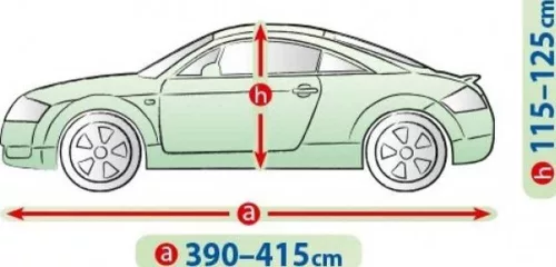 390-415 cm Mobile Garage car cover tarpaulin - M coupe