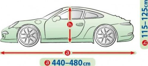 440-480 cm Mobile Garage car cover tarpaulin - XL coupe