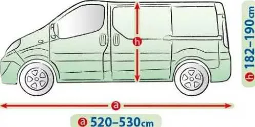 520-530 cm Mobile Garage car cover tarpaulin - L520 pickup truck