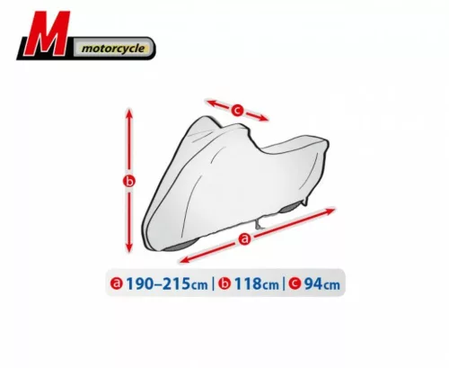 190-215 cm Basic Garage motorcycle cover – size M