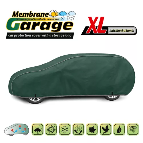 455-485 cm Membrane Garage car cover tarpaulin - XL station wagon/hatchback