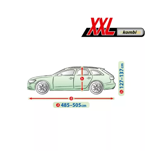 485-505 cm Membrane Garage car cover tarpaulin - XXL station wagon