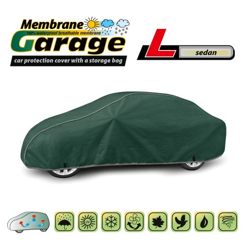 425-470 cm Membrane Garage autótakaró ponyva - L sedan