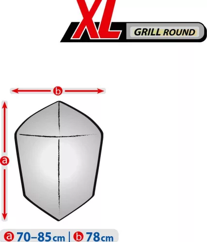 Garden grill protective cover (70-85 x 78 cm) sphere XL