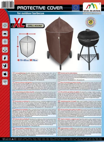 Garden grill protective cover (70-85 x 78 cm) sphere XL