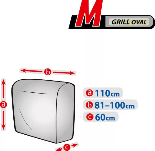 Garden grill protective cover (110 x 81-100 x 60 cm) trapezoid M