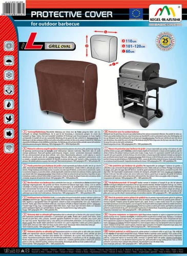 Garden grill protective cover (110 x 101-120 x 60 cm) trapezoid L