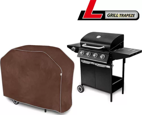 Garden grill protective cover (105 x 131-140 x 50 cm) wide trapezoid L