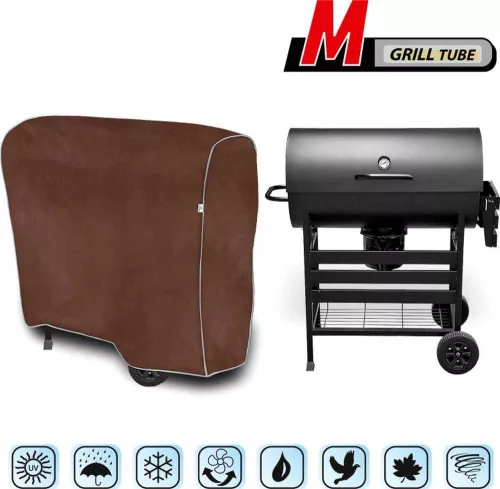 Garden grill protective cover (90 x 90-100 x 50 cm) tube M