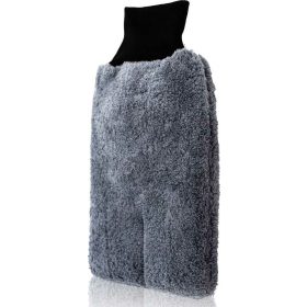 Puha szürke mosókesztyű (1 darab)