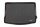 Ford Focus (II) Hatchback ( 2004-2010 ) Rezaw-Plast méretpontos csomagtértálca