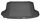 Honda Civic (VII) Hatchback ( 2000-2005 ) Rezaw-Plast méretpontos csomagtértálca