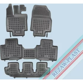   Toyota Highlander (XU70) (2019-)  7-seater high-rim Rezaw-Plast rubber mat set
