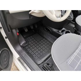   Fiat 500 Hybrid (2020-) high-rimmed Rezaw-Plast rubber mat set