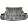 Mitsubishi Outlander (III) (2012-2021) high-rimmed Rezaw-Plast size-specific luggage compartment tray