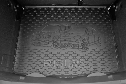 Fiat 500X ( 2014- ) Rigum méretpontos csomagtértálca