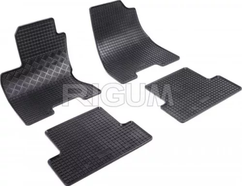 Nissan X-Trail II (2007-2014) Rigum rubber mat set